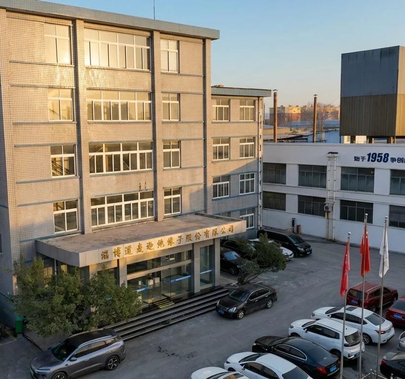 Porcelain insulator kiln — continuous production since 1958